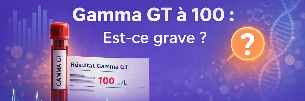 Image de l'article Gamma GT à 100UI/L : est-ce grave ? Causes, fatigue associée et que faire