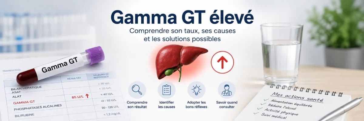 Taux de Gamma GT élevé : causes, risques et que faire ?