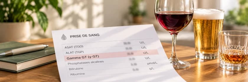 Taux de Gamma GT et alcool : quels chiffres faut-il regarder ?